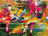 Leroy Neiman Scramble painting